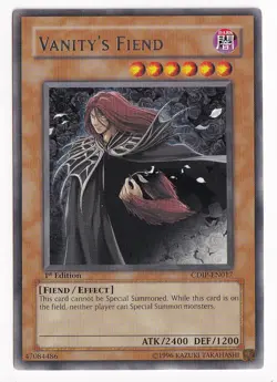 Vanity's Fiend CDIP-EN017 Rare 1st Ed NM Yugioh - Image 1