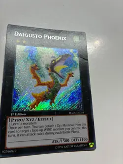 USA Seller Yugioh Daigusto Phoenix HA06-EN054 Secret Rare 1st Edition MP - Image 3