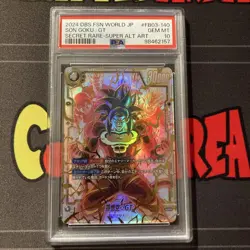 PSA10 Dragon Ball FSN WORLD SON GOKU:GT FB03-140 SCR Japan Trading Card - Image 1