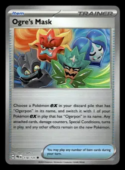 Ogre's Mask 118/131 Poke Ball Reverse Holo Pokemon Card - Image 1