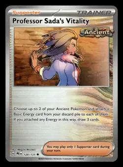 Professor Sada's Vitality 120/131 Poke Ball Reverse Holo Pokemon Card - Image 1