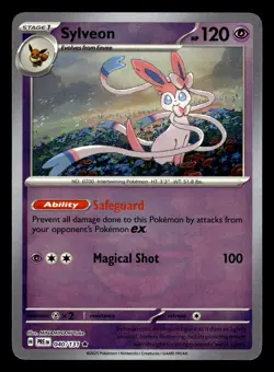 Sylveon 040/131 Poke Ball Reverse Holo Pokemon Card - Image 1