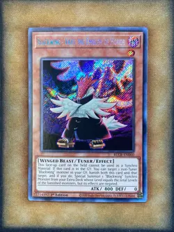 Yugioh Blackwing - Vayu the Emblem of Honor BLCR-EN060 Secret Rare 1st Ed NM - Image 1