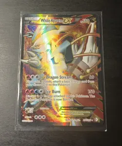 White Kyurem EX Full Art Holo Card 146/149 Boundaries Crossed Ultra Rare - Image 1