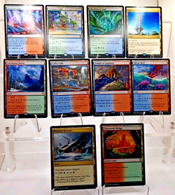 MTG 10 Land Lot-Commander; Aetherdrift -See Description For Each Card Details - Image 1