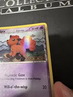Vulpix Reverse Holo Stamped Pokemon Card - Dragon Frontiers 70/101 NM- - Image 3