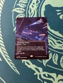 Echoing Deeps 0058 Borderless NF Edge Of Eternities EOS MTG Stellar Sights - Image 1