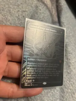 MTG | Sword Of Forge And Frontier (✨🛢Oil Slick Raised Foil ✨) - Image 1