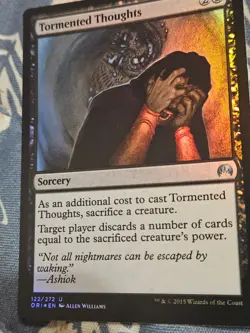 Tormented Thoughts FOIL Journey Into Nyx MTG Magic - Image 4