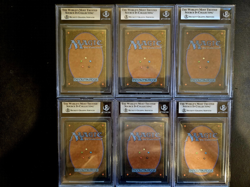 1995 MTG Ice Age Special rare Lands (Brushland, Glacial Chasm, Veldt) BGS Mint - Image 2