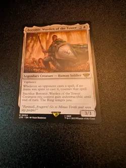 MTG Boromir, Warden of the Tower Rare #4 LOTR - Image 1