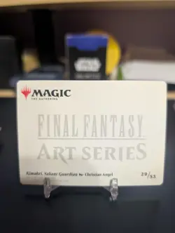 MTG Kimahri, Valiant Guardian Art Card - Art Series: FINAL FANTASY (AAFIN) 29/53 - Image 2