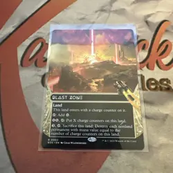 MTG Blast Zone (0092) (Borderless) (Regular) Edge of Eternities: Stellar Sights - Image 1