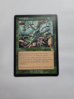 MTG - Weird Harvest _Onslaught Regular Rare #299 - Image 1