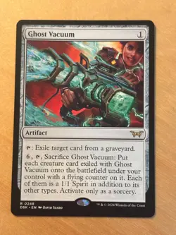 Magic the Gathering MTG Ghost Vacuum Duskmourn House of Horror NM - Image 1