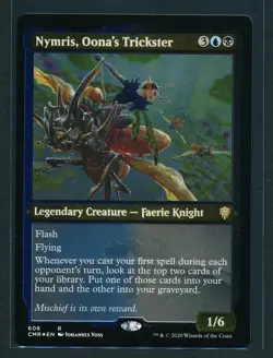 Nymris, Oona's Trickster - Etched Foil - Magic MTG 2020 Commander Legends NM/M - Image 1