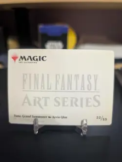 MTG Yuna, Grand Summoner Art Card Final Fantasy: Art Series 22/53 Near Mint - Image 2