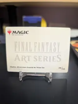 Shadow, Mysterious Assassin - Art Series 26/53 - Final Fantasy MTG - Art Card NM - Image 2