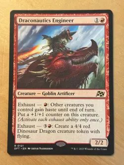 Magic the Gathering MTG Draconautics Engineer Aetherdrift NM - Image 1