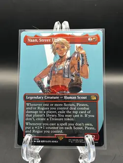 Vaan, Street Thief Borderless MTG, Magic the Gathering, Final Fantasy - Image 1