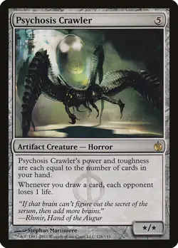 Psychosis Crawler - Mirrodin Besieged - MTG - LP - Magic - 126 - Image 1