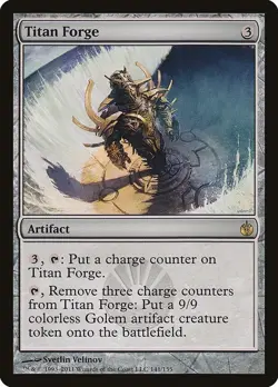 Titan Forge - Mirrodin Besieged - MTG - LP - Magic - 141 - Image 1