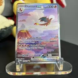 Charizard ex 199/165 Sv: Scarlet & Violet 151 Holo Near Mint Pokemon - Image 1