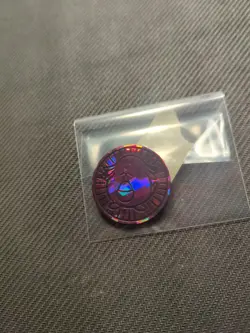 Pink Cracked Ice Holo Chansey Pokemon Coin - Image 1