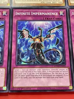 3x Infinite Impermanence + 3x Nibiru, The Primal Being | NM | 1st Ed | YuGiOh! - Image 5