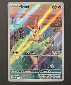 Victini SVP 208 IR NM Promo Scarlet & Violet Black Bolt White Flare Card - Image 1