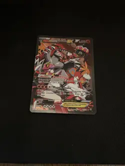 Pokemon TCG Groudon EX Team Magmas 2015 Full Art Ultra Rare Holo Card - Image 1