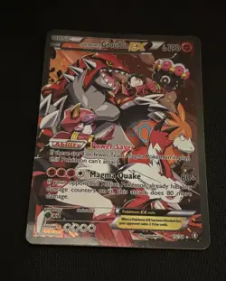 Pokemon TCG Groudon EX Team Magmas 2015 Full Art Ultra Rare Holo Card - Image 2
