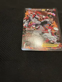 Pokemon TCG Groudon EX Team Magmas 2015 Full Art Ultra Rare Holo Card - Image 3