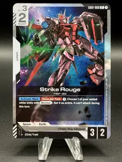 Strike Rouge (GD01-069) (NM) - Gundam Card Game - Newtype Rising (ENG) - Image 1