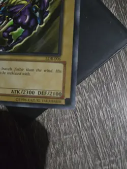 Yu-Gi-Oh ULTRA RARE CARD GAIA THE FIERCE KNIGHT LOB-006 LP/MP - Image 3