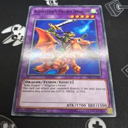 Alligator's Sword Dragon SS02-ENB22 1st Edition LP Light Play Yu-Gi-Oh! Card - Image 3