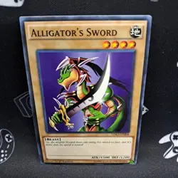 Alligator's Sword LDK2-ENJ08 1st Edition NM Near Mint Yu-Gi-Oh! Card - Image 1