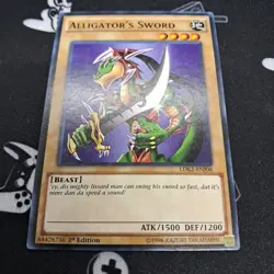 Alligator's Sword LDK2-ENJ08 1st Edition NM Near Mint Yu-Gi-Oh! Card - Image 3