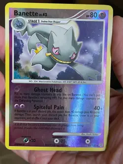POKEMON BANETTE LV.42 23/132 RARE REVERSE HOLOFOIL VLP CARD SECRET WONDERS - Image 1