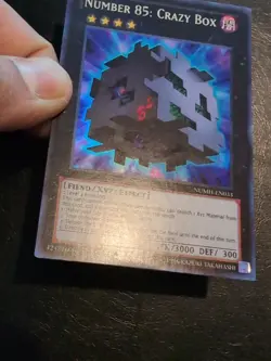 Yu-Gi-Oh! SUPER RARE HOLO CARD NUMBER 85 CRAZY BOX NUMH-EN033 NM - Image 3
