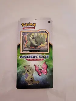 New Pokemon 2017 Knock Out Collection Tyranitar Factory Sealed Booster Pack Card - Image 1