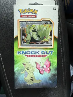 New Pokemon 2017 Knock Out Collection Tyranitar Factory Sealed Booster Pack Card - Image 1