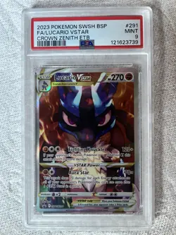 5 Card PSA Graded Pokemon Card Lot Great Value Illustration Rares Full Arts 9-8 - Image 4