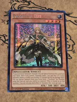 Yugioh Exosister Elis MP23-EN252 1st Edition Prismatic Secret Rare NM - Image 1