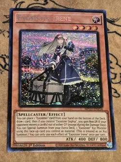 Yugioh Exosister Irene MP23-EN254 1st Edition Prismatic Secret Rare NM - Image 1
