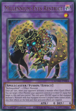 Millennium-Eyes Restrict (MAMA-EN064) - Ultra Rare First ed. Yu-Gi-Oh! - Image 1