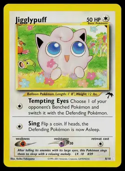 Pokemon Card - Jigglypuff Southern Islands 8/18 Promo - Image 1