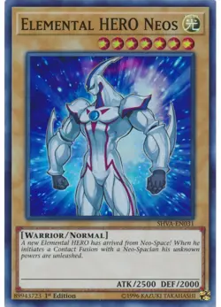 Yugioh - Elemental HERO Neos (Super Rare) (1st Edition) - SHVA-EN031 P - Image 1