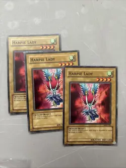 3x LP Harpie Lady - MRD-008 - Original Artwork Common - Unlimited Edition YuGi - Image 1