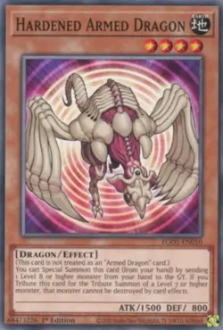 Hardened Armed Dragon - EGO1-EN010 - Common - 1st Edition - Lightly Played - Image 1